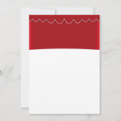 Filmliefest, Popcorn cinema Birthday Party Kaart (Achterkant)