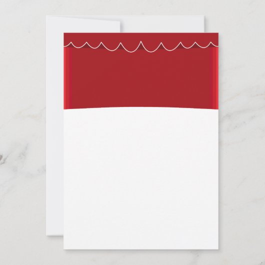 Filmliefest, Popcorn cinema Birthday Party Kaart (Achterkant)