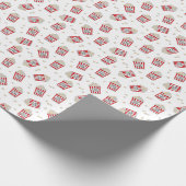 filmliefhebbers met een schattig betonnen popcorn cadeaupapier (Hoek)