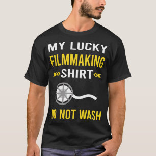Filmmaken met een gelukshemd Filmmaker Film maken T-shirt