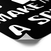 Filmmaker About To Make A Scene Film Making Movie  Poster (Hoek)