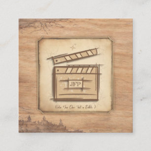 Filmmaker, acteur, filmregisseur producent cadeau  informatiekaartje