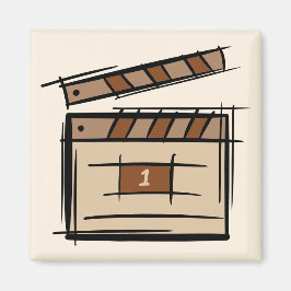 Filmmaker, acteur, filmregisseur producent cadeau magneet