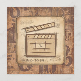 Filmmaker, acteur, filmregisseur producent cadeau menu