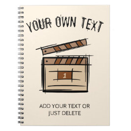 Filmmaker, acteur, filmregisseur producent cadeau notitieboek