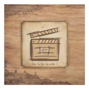 Filmmaker, acteur, filmregisseur producent cadeau perfect poster