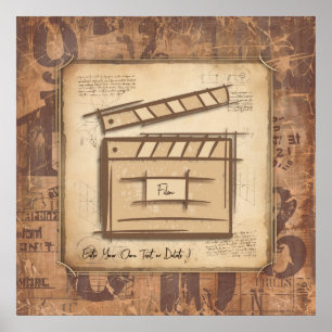 Filmmaker, acteur, filmregisseur producent cadeau poster