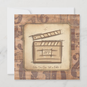 Filmmaker, acteur, filmregisseur producent cadeau  save the date