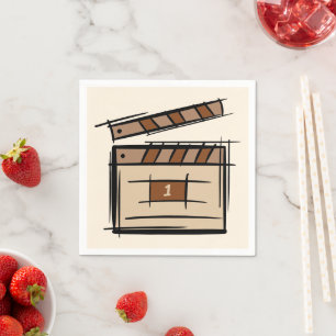 Filmmaker, acteur, filmregisseur producent cadeau servet