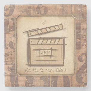 Filmmaker, acteur, filmregisseur producent cadeau  stenen onderzetter