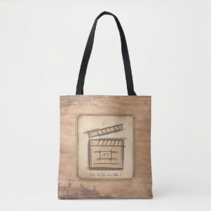 Filmmaker, acteur, filmregisseur producent cadeau tote bag