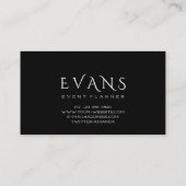 Filmmaker Blogger Gold Light Spark Black White Visitekaartje (Achterkant)