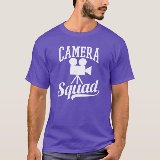 Filmmaker Camera Squad Gift T-shirt (Voorkant)