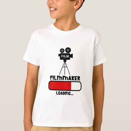 Filmmaker Cameraman is Loading Bar Funny Gift T-shirt (Voorkant)