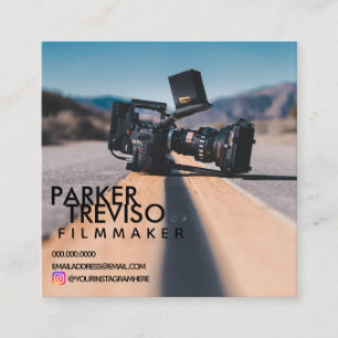 Filmmaker Cinematografie Vierkante Visitekaartje
