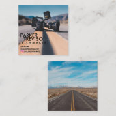 Filmmaker Cinematografie Vierkante Visitekaartje (Voorkant / Achterkant)