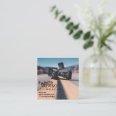 Filmmaker Cinematografie Vierkante Visitekaartje (Staand voorkant)