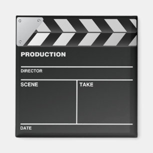 Filmmaker Clap Board Fridge Magnet