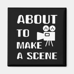 Filmmaker Die Op Het Punt Staat Een Film Te Maken  Magneet