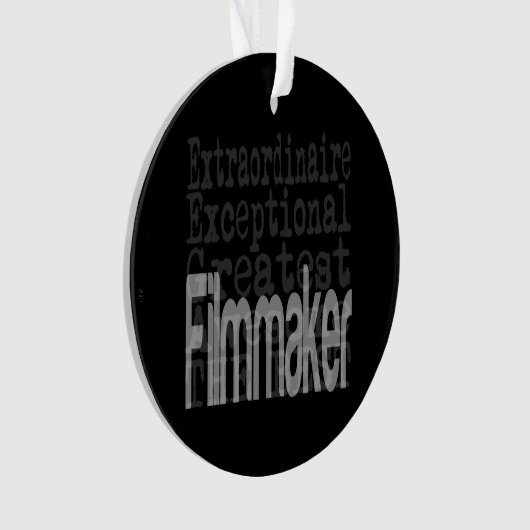 Filmmaker Extraordinaire Ornament (voorkant)