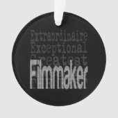 Filmmaker Extraordinaire Ornament (voorkant)