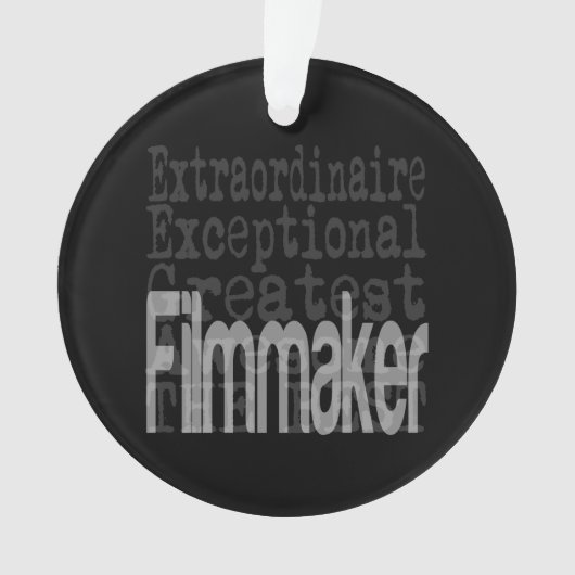 Filmmaker Extraordinaire Ornament (voorkant)