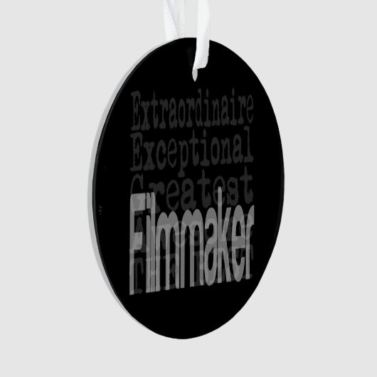 Filmmaker Extraordinaire Ornament (voorkant)