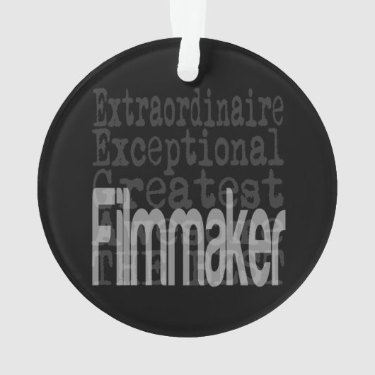Filmmaker Extraordinaire Ornament (achterkant)