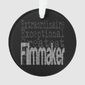 Filmmaker Extraordinaire Ornament (voorkant)