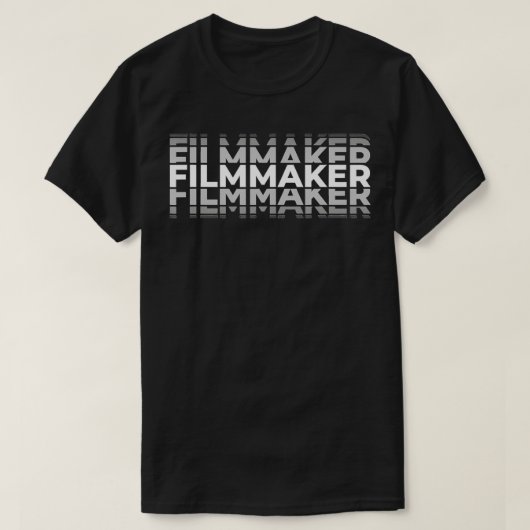 Filmmaker film creative director minimale predikaa t-shirt (Design voorkant)