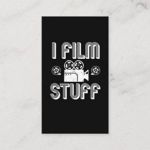 Filmmaker Filmmakerij filmregisseur Gift idea Visitekaartje