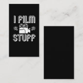 Filmmaker Filmmakerij filmregisseur Gift idea Visitekaartje (Voorkant / Achterkant)