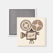 Filmmaker, filmproducent, regisseur, acteur. magneet (Voorkant / Achterkant)