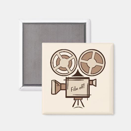 Filmmaker, filmproducent, regisseur, acteur. magneet (Voorkant / Achterkant)