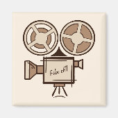 Filmmaker, filmproducent, regisseur, acteur. magneet (Voorkant)