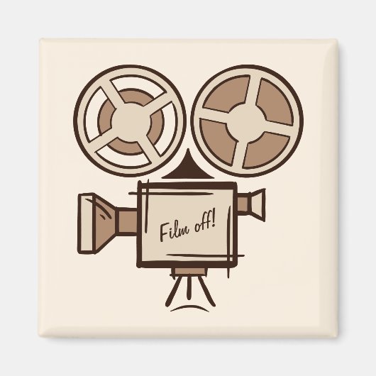 Filmmaker, filmproducent, regisseur, acteur. magneet (Voorkant)