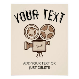 Filmmaker, filmproducent, regisseur, acteur. perfect poster