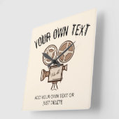 Filmmaker, filmproducent, regisseur, acteur. vierkante klok (Hoek)