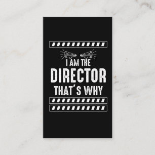 Filmmaker Gezegde Movie Theater Director Visitekaartje