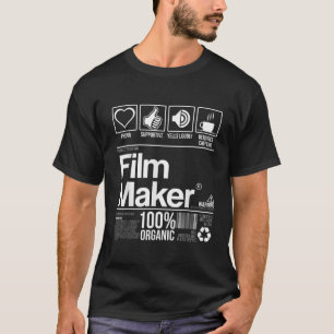 Filmmaker Inhoud Gift Inspirerend Filmmaker D T-shirt