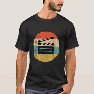 Filmmaker Klapbord Filmregisseur Liefhebber Retro T-shirt