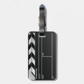 Filmmaker klapbord Hang Label Bagagelabel (Achterkant verticaal)