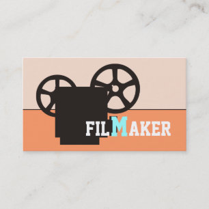 Filmmaker/regisseur/filmmaker visitekaartjes