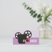 Filmmaker/regisseur/filmmaker visitekaartjes (Staand voorkant)