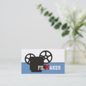 Filmmaker/regisseur/filmmaker visitekaartjes (Staand voorkant)