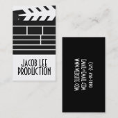 Filmmaker, Visitekaartje Movie Director (Voorkant / Achterkant)