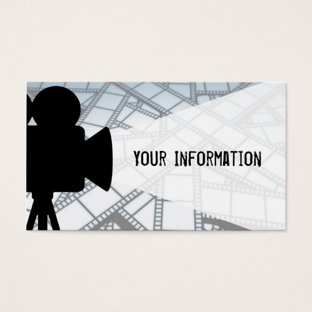 Filmmaker Visitekaartjes (Voorkant)