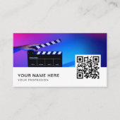 filmmaker visitekaartjes QR-code (Voorkant)