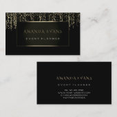 Filmmaker voor evenement Sparkl Black White omlijs Visitekaartje (Voorkant / Achterkant)