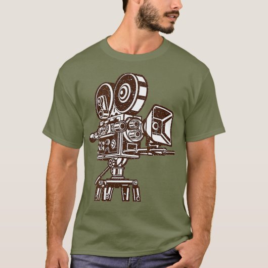 Filmmaker voor filmcamera t-shirt (Voorkant)